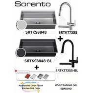 SORENTO HONEYCOMB KITCHEN SINK SRTKS8848 C/W MIXER TAP