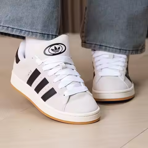 Adidas Originals Campus 00S Trendy Casual Retro Thin-Soled Bread Shoes Low-Top Sneakers Women's Gray
