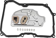 X AUTOHAUX 09G325429A 09GAQ250 Car Transmission Filter Oil Pan Gasket Set for Volkswagen Beetle 2006
