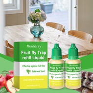 Yegbong Fruit Fly Liquid 60ml Gants Trap Bait Liquid Replacement Fly Gnats Trap Liquid Refill Househ
