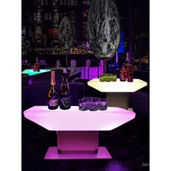 Luminous Outdoor Leisure Table Rectangular Loose Table Card Bar Table Coffee Table Bar Table and Cha