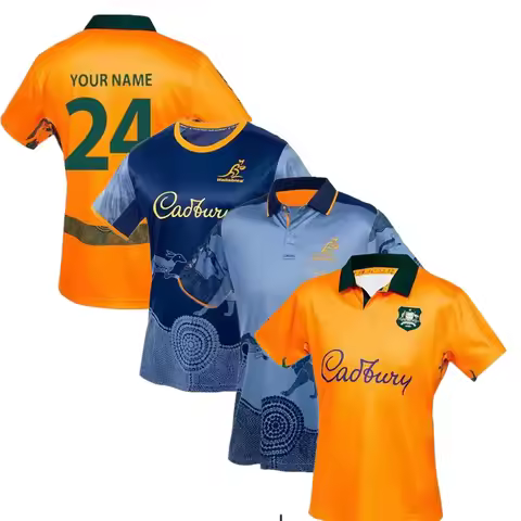 Australia Wallabies Lions 2025 Home Indigenous Training Singlet Rugby Jersey - Mens Size:S-5XL（Print