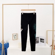 United States Edhardy Liu Jialing Street Wear ed Trojan Horse Star Hot Diamond Ladies Black Skinny L