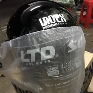 Helmet INDEX (Black Blue Grey Green) Visor LTD smoke / Chrome / Rainbow