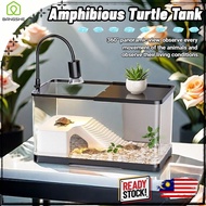 360 View Turtle Tank Starter Kit - Includes Basking Platform & UV Light (20 Gallon Aquatic Turtle Aq