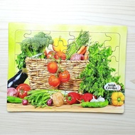 Puzzle Puzzle/ Vegetable Pazel/ - learn to recognize Vegetables