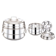 Diamond Idly Pot (Panai) (Extra Deep 9/12/18 Idly) - Gas & Induction