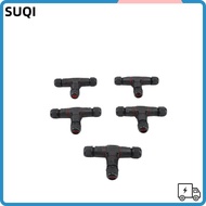 LUCKY-SUQI 5Pcs Waterproof Cable Connector, 3 Pin 3.5-10mm Wire Range 3 Way Junction Box, Durable In