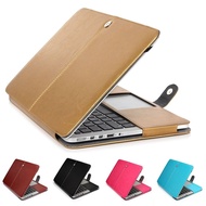 ▼  PU Leather Laptop Case for 2021 Macbook Pro14 A2442 Air Retina 11 12 13.3 15 16 Touch ID A2485 A1466 A2179 Protective Cover Bag