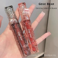 Gege Bear Moisturizing Lipstick for Women Gege Bear Crystals Moisturizing Glossy Makeup Lipstick 4OS