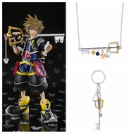 Kingdom Hearts Keychain Sora King Mickey Forgotten Blade Necklace Pendant
