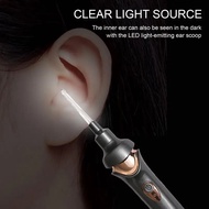 【Booming】 Portable Led Ear Cleaner Spoon Charging Children Luminous Electric Ear-Digging Artifact Ea