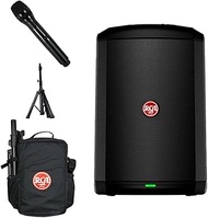 PLS-1 Battery-Powered Speaker, Microphone, Stand, Bag, 8-inch Woofer, 4 Channel Mixer, 10 Hour Batte