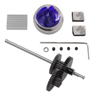 A30F-Gear Cooling Fins Metal Gearbox Remote Control Car Upgrade Kit For FY004 FY003  FY001 Gear Oil 