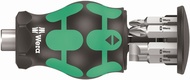 Wera 008877 Kraftform Kompakt Stubby 4 with Phillips/Slotted Bit Storage Stubby Magazine 4 Screwdriv