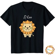 Leo Horoscope's children's clothing - July August Birthday Anime Zodiac Sign T-Shirt