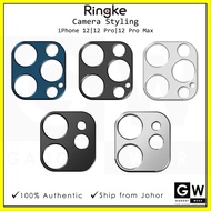 Ringke Camera Styling iP 12/12 Pro/12 Pro Max/ i-Pad Pro, Rear Camera Bezel Aluminum Protector