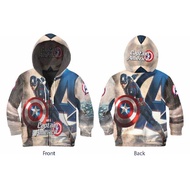 [Riashop] CAPTAIN AMERICA Kids Jacket | Captain America Jacket for Kids | Captain America Jacket