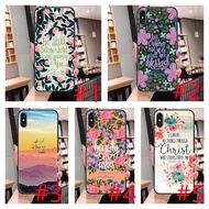 OPPO A5 A9 A31 2020 A8 A5S AX5S A12 A57 A77 A77S R11S Plus R15 R17 Pro 230806 Black soft Phone case Bible Verse Jesus Christ Christian