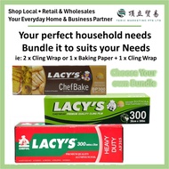 Lacy's Cling Wrap Baking Paper Aluminium Foil CF311 CF313 CF314 BP300 BP450 AF315 AF318