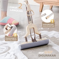 FREE PACKING BUBLE!! Get 2 Kain Pel Spin Mop Alat Pel Lantai Alat Pel Pembersih Praktis Pel - Pelan 