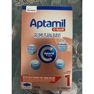 Aptamil C-synB 0-12 bulan murah 120g exp ogos dan desember