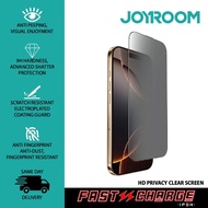 JOYROOM 9H PRIVACY Iphone 16/16 PLUS/16 PRO/16 PROMAX Dustproof Full Screen Tempered Glass Screen Pr