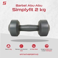 SPORTIVO SIMPLYFIT DUMBBELL PLASTIC 2KG DUMBLE/BARBEL PLASTIC DUMBLE