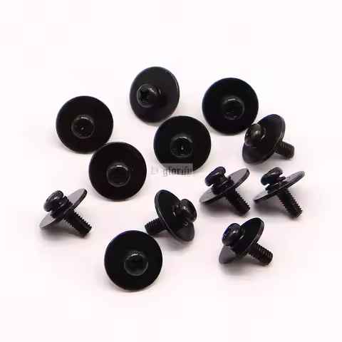 Black M4/M5 Drum Mounting Screws Lug Screws Drum Set 100Pcs