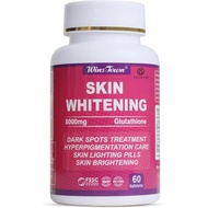 AIHIYO Whitening Pills, 8000mg Glutathione Supplement, Dark Spots, Chlorogen Spots and Acne Scar Rem