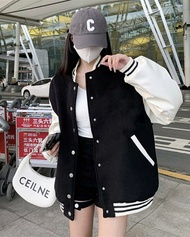 CHOCO DONUT BASEBALL - VARSITY JACKET WARNA COKSU / JACKET BASEBALL REMAJA TERBARU / JACKET BOMBER W