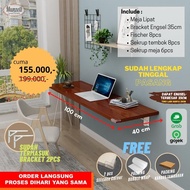 Folding wall table, laptop table, hanging table, writing table, WFH