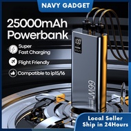 25000mAh Powerbank 66W Power Bank Fast Charge Powerbank for iP 15/14/13/12 Xiaomi batterie Powerbank