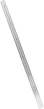Takagi M&M Stainless Steel Straight Scale, 23.6 inches (600 mm), Easy to See Markings, Matte Finish,