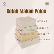 Rice Box Size 18x18x7/ Rice Box/ Cake Box Lunch Box Size 18x18x7/ Lunch Box/ Rice Box Catering Box C