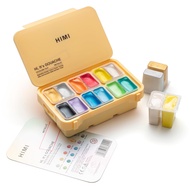 Gouache HIMI 12 màu 12ml METALLIC (Nhũ kim loại)
