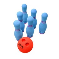 泰國【Safsof】迷你極靜保齡球組(藍/橘)