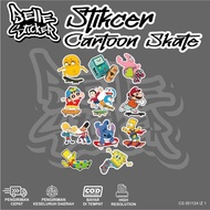HP Cartoon Skate Stickers Waterproof Stickers Cute Aesthetic Laptop Decoration Tumbler Case DIY Stic
