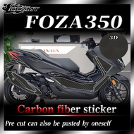 For HONDA FORZA350 Forza 350 2023 stickers 6D carbon fiber protective film body decoration modification parts accessories