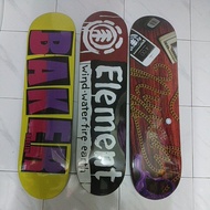 element,baker skateboard (8,8.25 inch)