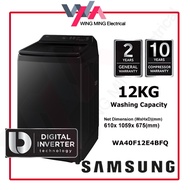 Samsung 12/11 KG Top Load Inverter Washing Machine WA40F12E4BFQ/WA40F10E1CFQ AI Energy Saving