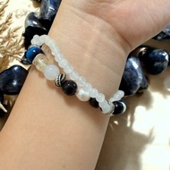 幽光靈影手鍊 黑曜石 金運石 白玉髓 黃阿塞 藍虎眼 水晶手鍊