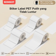 NIIMBOT M2 White Blank Round Rectangular Label Stickers,/ Barcode Clothes NameTAG