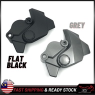LC135 V1 Front Sprocket Cover Engine Cover Depan (Grey / Flat Black) 135LC V1 LCV1 LC 135 V1 YAMAHA