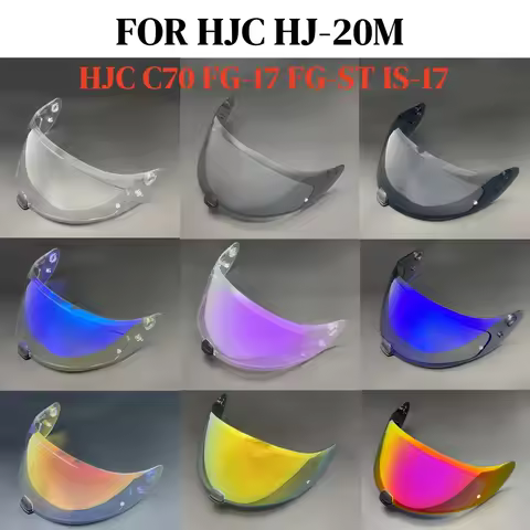 HJ20M Helmet Visor For HJC C70 FG-17 FG-ST IS-17 Motorcycle Helmets Shield Uv Protection Casco Moto 