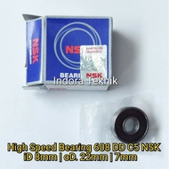 High Speed Bearing 608 DD C5 NSK 8x22x7 608DD