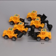 Excavator cake decoration 6in1