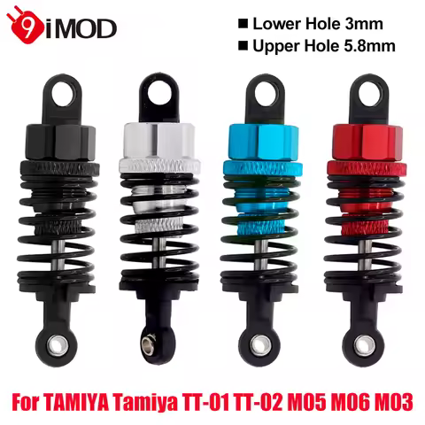 9IMOD 2PCS Shock Absorber 55MM Universal Front And Rear For TAMIYA Tamiya TT-01 TT-02 M05 M06 M03 TT