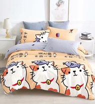 Single / Super Single Mr.Ing Fitted Bedsheet set 800TC with Bolster & Pillow case (upgraded) extra h