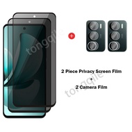 4in1 Private Tempered Glass For Realme C71 4G RealmeC71 NFC 2025 Full Cover Screen Camera Lens Prote